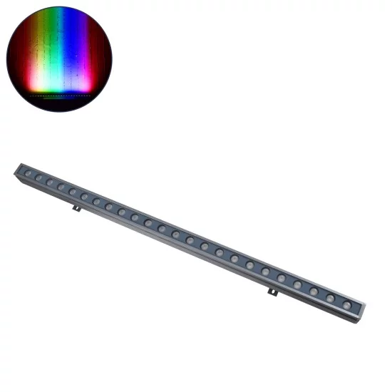 WASHER-FAIA 90185 Μπάρα Φωτισμού Wall Washer με Αντιθαμβωτική Γρίλια LED 36W 3780lm 30° DC 24V Αδιάβροχο IP65 Πολύχρωμο RGBW Dimmable DMX512 - Γκρι Ανθρακί - Μ100 x Π4 x Υ5cm - 3 Χρόνια Εγγύηση WASHER-FAIA 90185 Μπάρα Φωτισμού Wall Washer με Αντιθαμβωτική Γρίλια LED 36W 3780lm 30° DC 24V Αδιάβροχο IP65 Πολύχρωμο RGBW Dimmable DMX512 - Γκρι Ανθρακί - Μ100 x Π4 x Υ5cm - 3 Χρόνια Εγγύηση