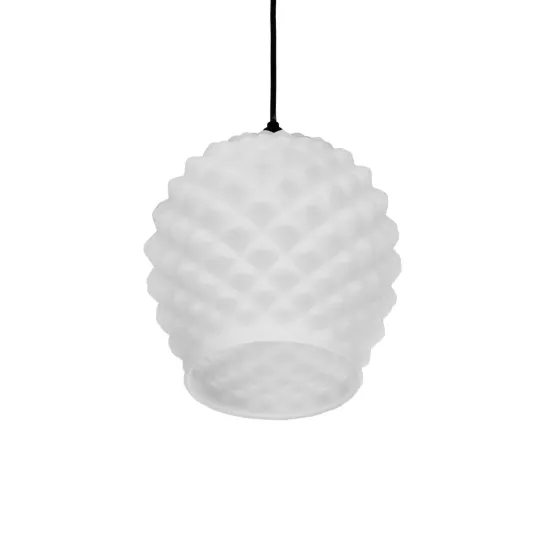 KEGEL 206-0005 Μοντέρνο Κρεμαστό Φωτιστικό Οροφής με Ντουί 1 x E27 AC 220-240V IP20 - Λευκό - Μ19 x Π19 x Υ19cm