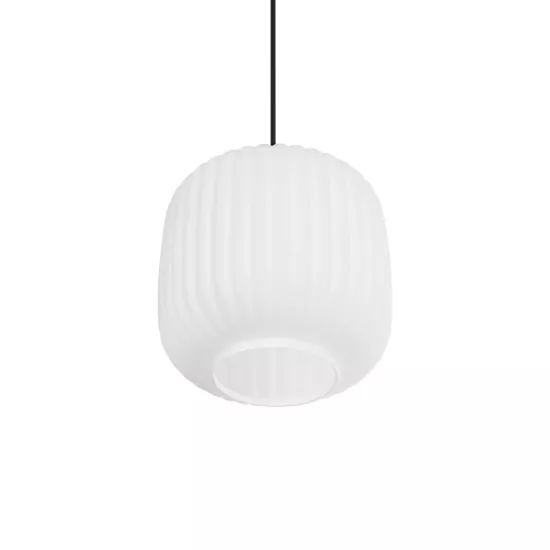 MELONI 206-0015 Μοντέρνο Κρεμαστό Φωτιστικό Οροφής με Ντουί 1 x E27 AC 220-240V IP20 - Λευκό - Μ20 x Π20 x Υ24cm