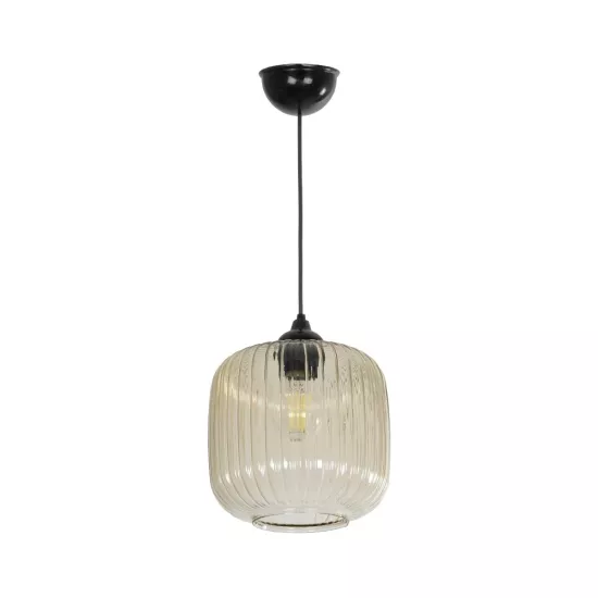 MELONI 206-0016 Μοντέρνο Κρεμαστό Φωτιστικό Οροφής με Ντουί 1 x E27 AC 220-240V IP20 - Mελί - Μ20 x Π20 x Υ24cm