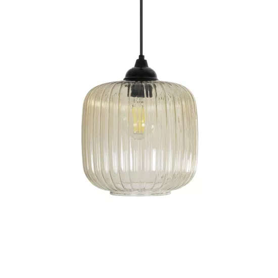 MELONI 206-0016 Μοντέρνο Κρεμαστό Φωτιστικό Οροφής με Ντουί 1 x E27 AC 220-240V IP20 - Mελί - Μ20 x Π20 x Υ24cm