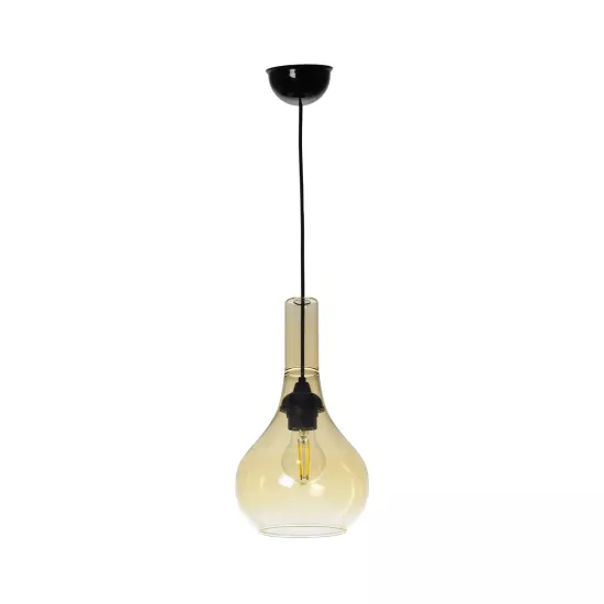 ΤΟΝΕ 206-0035 Μοντέρνο Κρεμαστό Φωτιστικό Οροφής με Ντουί 1 x E27 AC 220-240V IP20 - Mελί - Μ20 x Π20 x Υ36cm