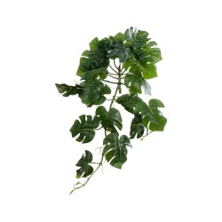 Artificial Garden HANGING MONSTERA 20600 - Τεχνητό Διακοσμητικό Κρεμαστό Φυτό Μονστέρα Μ28 x Π30 x Υ50cm