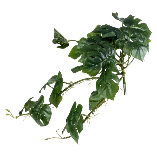 Artificial Garden HANGING MONSTERA 20600 - Τεχνητό Διακοσμητικό Κρεμαστό Φυτό Μονστέρα Μ28 x Π30 x Υ50cm