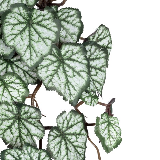 Artificial Garden REX BEGONIA HANGING PLANT 20604 Τεχνητό Διακοσμητικό Κρεμαστό Φυτό Βιγόνια Υ45cm