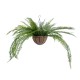 Artificial Garden FERN HANGING PLANT 20624 Τεχνητό Κρεμαστό Διακοσμητικό Φυτό Φτέρης Y45cm