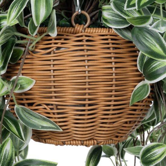 Artificial Garden GOLDEN BELL WILLOW HANGING PLANT 20627 Τεχνητό Κρεμαστό Διακοσμητικό Φυτό Ιτίας  Y80cm