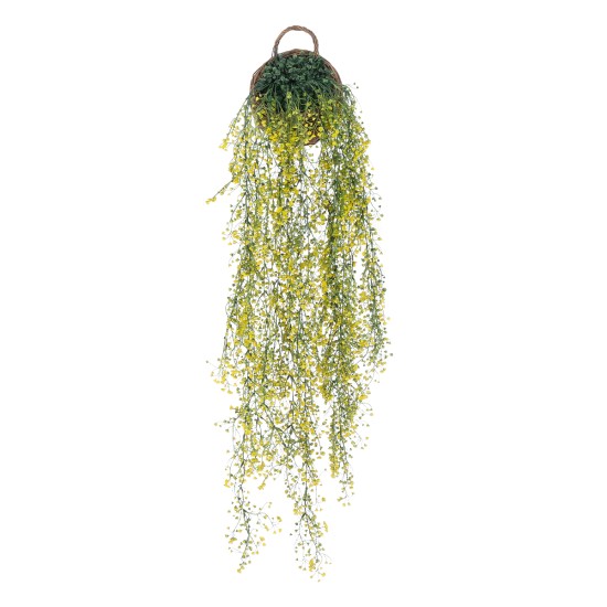 Artificial Garden GOLDEN BELL WILLOW 4 HANGING PLANT 20632 Κρεμαστό Τεχνητό Διακοσμητικό Φυτό Ιτίας  Y110cm