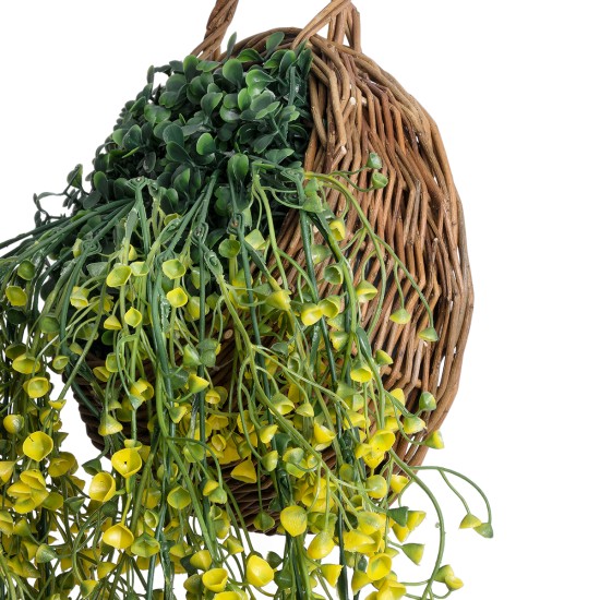 Artificial Garden GOLDEN BELL WILLOW 4 HANGING PLANT 20632 Κρεμαστό Τεχνητό Διακοσμητικό Φυτό Ιτίας  Y110cm