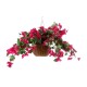 Artificial Garden RHODODENDRON HANGING PLANT 20634 Τεχνητό Κρεμαστό Διακοσμητικό Φυτό Τριανταφυλλιάς Y60cm