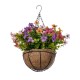 Artificial Garden GERBERA HANGING PLANT 20635 Τεχνητό Κρεμαστό Διακοσμητικό Φυτό Ζέρμπερας Y55cm