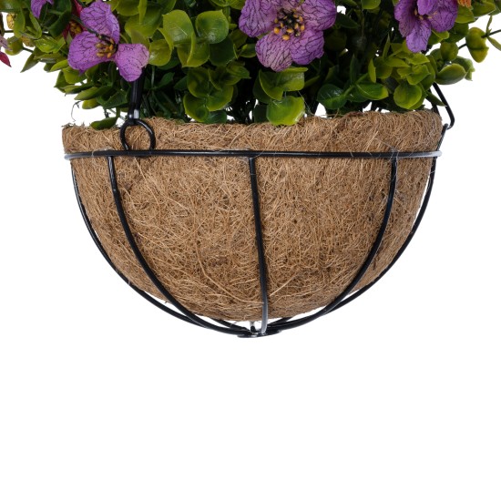 Artificial Garden GERBERA HANGING PLANT 20635 Τεχνητό Κρεμαστό Διακοσμητικό Φυτό Ζέρμπερας Y55cm