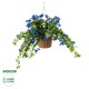 Artificial Garden MORNING GLORY HANGING PLANT 20636 Τεχνητό Κρεμαστό Διακοσμητικό Φυτό Ορτανσίας Y55cm