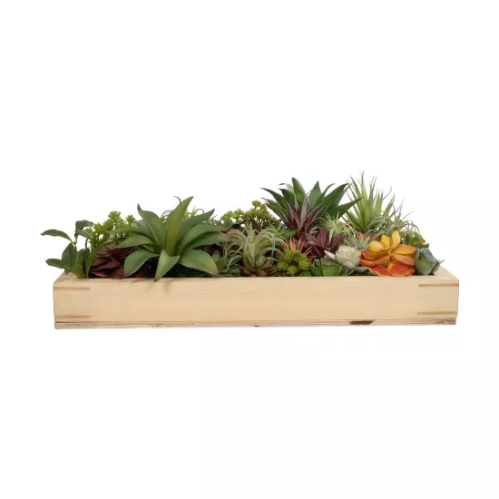 Artificial Garden VARIOUS PLANT 20642 Τεχνητό Διακοσμητικό Φυλλωσιάς σε Ξύλινο Πάνελ - Κάθετος Κήπος Μιξ Μ60 x Π40 x Υ20cm Artificial Garden VARIOUS PLANT 20642 Τεχνητό Διακοσμητικό Φυλλωσιάς σε Ξύλινο Πάνελ - Κάθετος Κήπος Μιξ Μ60 x Π40 x Υ20cm