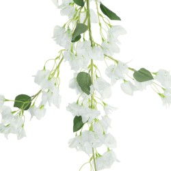 Artificial Garden BOUGAUVILLEA BRANCH 20651 Τεχνητό Διακοσμητικό Κλαδί Μπουκανβίλιας Λευκή Y115cm