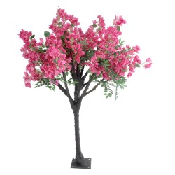 Artificial Garden BOUGAUVILLEA 20668 Τεχνητό Διακοσμητικό Δέντρο με Ανθη Μπουκανβίλιας Φουξ Υ150cm