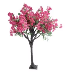 Artificial Garden BOUGAUVILLEA 20668 Τεχνητό Διακοσμητικό Δέντρο με Ανθη Μπουκανβίλιας Φουξ Υ150cm