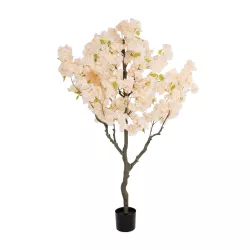 Artificial Garden SALMON CHERRY BLOSSOM TREE 20678 Τεχνητό Διακοσμητικό Δέντρο Απαλό Ροζ Άνθος Κερασιάς Υ160cm