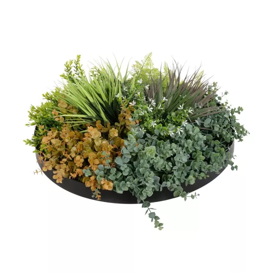Artificial Garden VARIOUS PLANTS ROUND WALL DISC 20688 Τεχνητό Διακοσμητικό Στρογγυλό Πάνελ Φυλλωσιάς - Κάθετος Κήπος Μιξ Μ50 x Π50 x Υ23cm Artificial Garden VARIOUS PLANTS ROUND WALL DISC 20688 Τεχνητό Διακοσμητικό Στρογγυλό Πάνελ Φυλλωσιάς - Κάθετος Κήπος Μιξ Μ50 x Π50 x Υ23cm