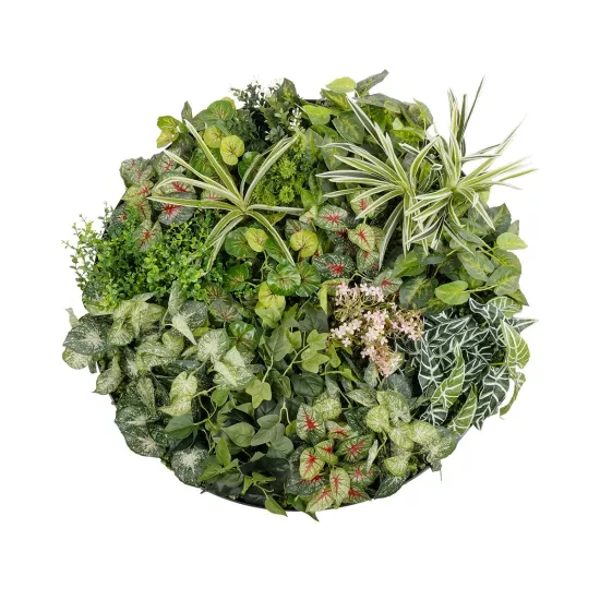 Artificial Garden VARIOUS PLANTS ROUND WALL DISC 20690 Τεχνητό Διακοσμητικό Στρογγυλό Πάνελ Φυλλωσιάς - Κάθετος Κήπος Μιξ Μ80 x Π80 x Υ20cm Artificial Garden VARIOUS PLANTS ROUND WALL DISC 20690 Τεχνητό Διακοσμητικό Στρογγυλό Πάνελ Φυλλωσιάς - Κάθετος Κήπος Μιξ Μ80 x Π80 x Υ20cm