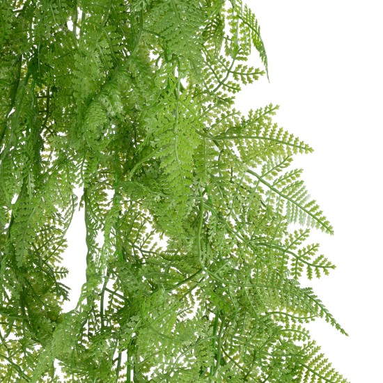 Artificial Garden HANGING FERN 20804 Τεχνητό Διακοσμητικό Κρεμαστό Φυτό Φτέρη Μ40 x Π20 x Υ88cm