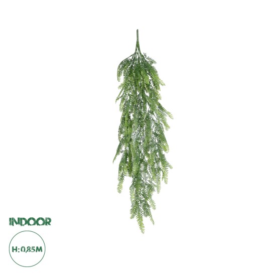 Artificial Garden HANGING FERN 20841 Τεχνητό Διακοσμητικό Κρεμαστό Φυτό Φτέρη Μ25 x Π12 x Υ85cm