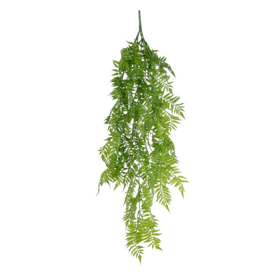 Artificial Garden HANGING FERN 20853 Τεχνητό Διακοσμητικό Κρεμαστό Φυτό Φτέρη Μ30 x Π14 x Υ85cm