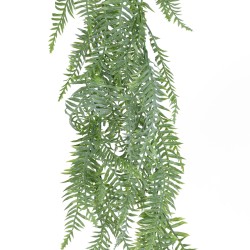 Artificial Garden HANGING FERN 20863 Τεχνητό Διακοσμητικό Κρεμαστό Φυτό Φτέρη Μ28 x Π15 x Υ90cm