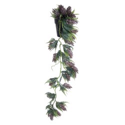 Artificial Garden HANGING BROWN PINE CONE 20870 - Τεχνητό Κρεμαστό Διακοσμητικό Φυτό Κουκουνάρι Φ15 x Y60cm