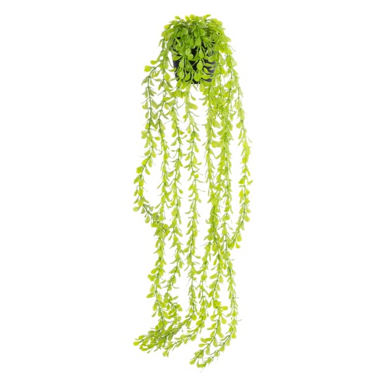 Artificial Garden HANGING MYRTLE 20881 - Τεχνητό Κρεμαστό Διακοσμητικό Φυτό Μυρτιά Φ21 x Y80cm