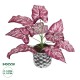 Artificial Garden RED POLKA 20887 Τεχνητό Διακοσμητικό Φυτό Κόκκινη Πόλκα Φ38 x Υ33cm