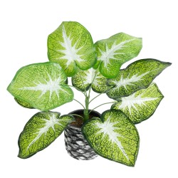 Artificial Garden CALADIUM 20890 Τεχνητό Διακοσμητικό Φυτό Τροπικό Φυτό  Φ40 x Υ33cm