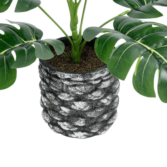 Artificial Garden MONSTERA 20893 - Τεχνητό Διακοσμητικό Φυτό Μονστέρα Φ40 x Υ33cm