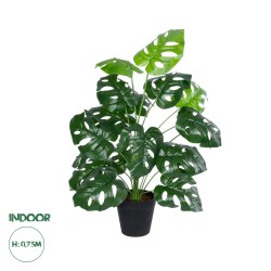 Artificial Garden MONSTERA PLANT 20909 - Διακοσμητικό Φυτό Μονστέρα Φ50 x Υ75cm