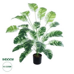 Artificial Garden BANANA ZEBRA PLANT 20918 - Διακοσμητικό Φυτό Μπανανιά Ζέβρα Φ83 x Υ80cm