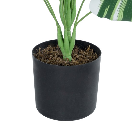 Artificial Garden BANANA ZEBRA PLANT 20918 - Διακοσμητικό Φυτό Μπανανιά Ζέβρα Φ83 x Υ80cm