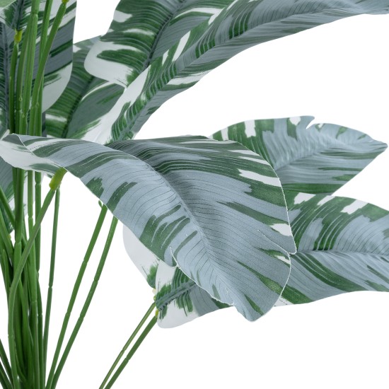 Artificial Garden BANANA ZEBRA PLANT 20919 - Διακοσμητικό Φυτό Μπανανιά Ζέβρα Φ78 x Υ80cm