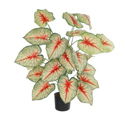 Artificial Garden CALADIUM PLANT 20921 Διακοσμητικό Φυτό Καλάντιουμ Φ75 x Υ80cm