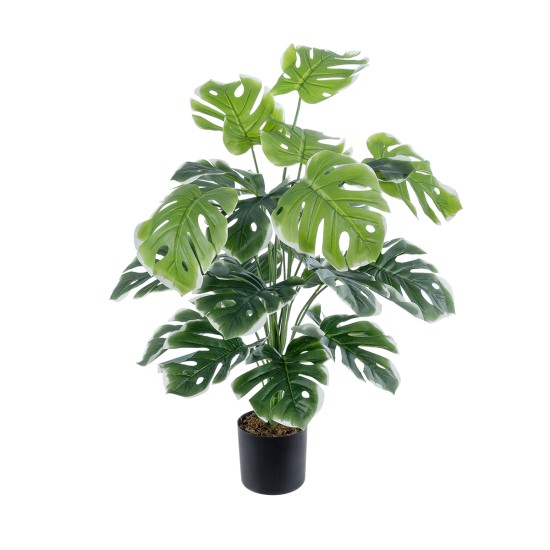 Artificial Garden MONSTERA PLANT 20924 - Διακοσμητικό Φυτό Μονστέρα Φ90 x Υ80cm