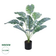 Artificial Garden BANANA PLANT ZEBRA 20930 - Διακοσμητικό Φυτό Μπανανιά Ζέβρα Φ70 x Υ55cm