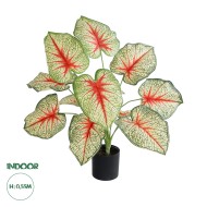 Artificial Garden CALADIUM PLANT 20932 Διακοσμητικό Φυτό Καλάντιουμ Φ58 x Υ55cm