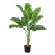 Artificial Garden YELLOW ZEBRA PLANT 20942 Τεχνητό Διακοσμητικό Φυτό Κίτρινη Ζέβρα Φ75 x Υ90cm