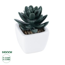 Artificial Garden SUCCULENT SEDEVERIA PLANT 20977 Διακοσμητικό Φυτό Παχύφυτο Σεντεβέρια Φ6 x Υ9cm