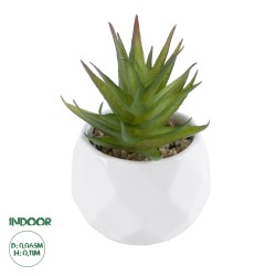 Artificial Garden SUCCULENT ALOE 20982 Διακοσμητικό Φυτό Παχύφυτο Αλόη Υ11cm