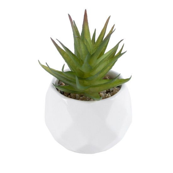 Artificial Garden SUCCULENT ALOE 20982 Διακοσμητικό Φυτό Παχύφυτο Αλόη Υ11cm