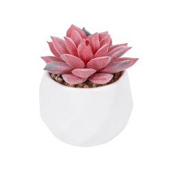 Artificial Garden SUCCULENT SEDEVERIA POTTED PLANT 20989 Διακοσμητικό Φυτό Σεδεβέρια Φ6,5 x Υ8cm