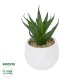 Artificial Garden SUCCULENT ALOE POTTED PLANT 20993 Διακοσμητικό Φυτό Αλόη Φ8 x Υ12cm