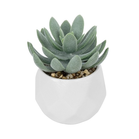 Artificial Garden SUCCULENT SEDEVERIA POTTED PLANT 20998 Διακοσμητικό Φυτό Σεδεβέρια  Φ7 x Υ9cm