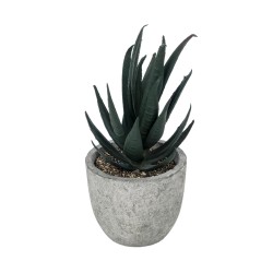 Artificial Garden SUCCULENT ALOE POTTED PLANT 21007 Διακοσμητικό Φυτό Αλόη  Φ7 x Υ14cm