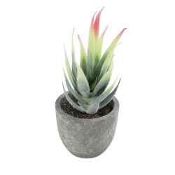 Artificial Garden SUCCULENT ALOE 21009 Διακοσμητικό Φυτό Παχύφυτο Αλόη Υ14cm